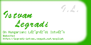 istvan legradi business card